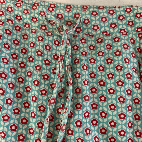 Pretty Vacant Modcloth Pretty Vacant 60s Debbie Cosmos Mint Blue & Floral Sz L - Picture 6 of 12